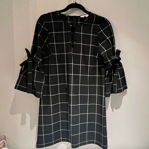 Waverly Grey liberant black and white dress in XS